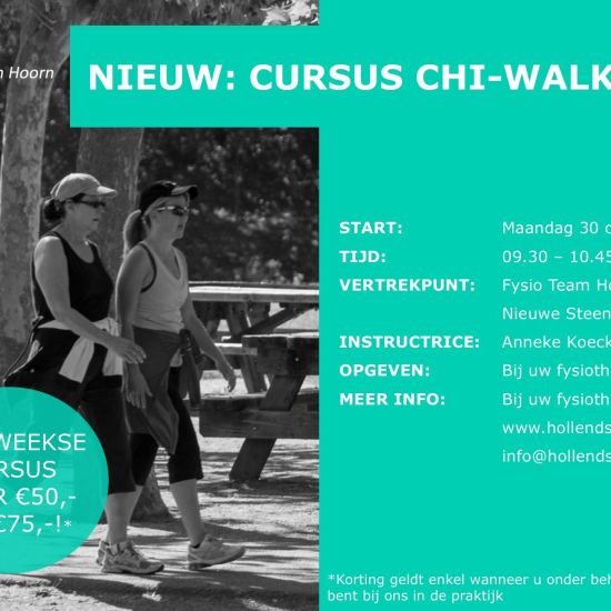 Nieuw: Cursus Chi Walking
